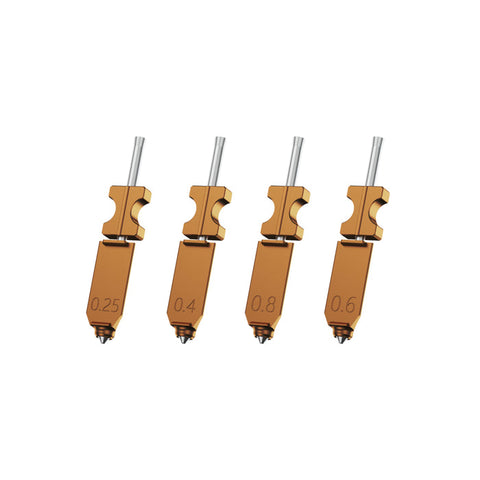 Nozzle set for Flashforge AD5X (4 pieces)